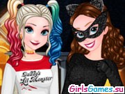 Игра Анна и Эльза на Хэллоуин Игра Анна и Эльза на Хэллоуин
